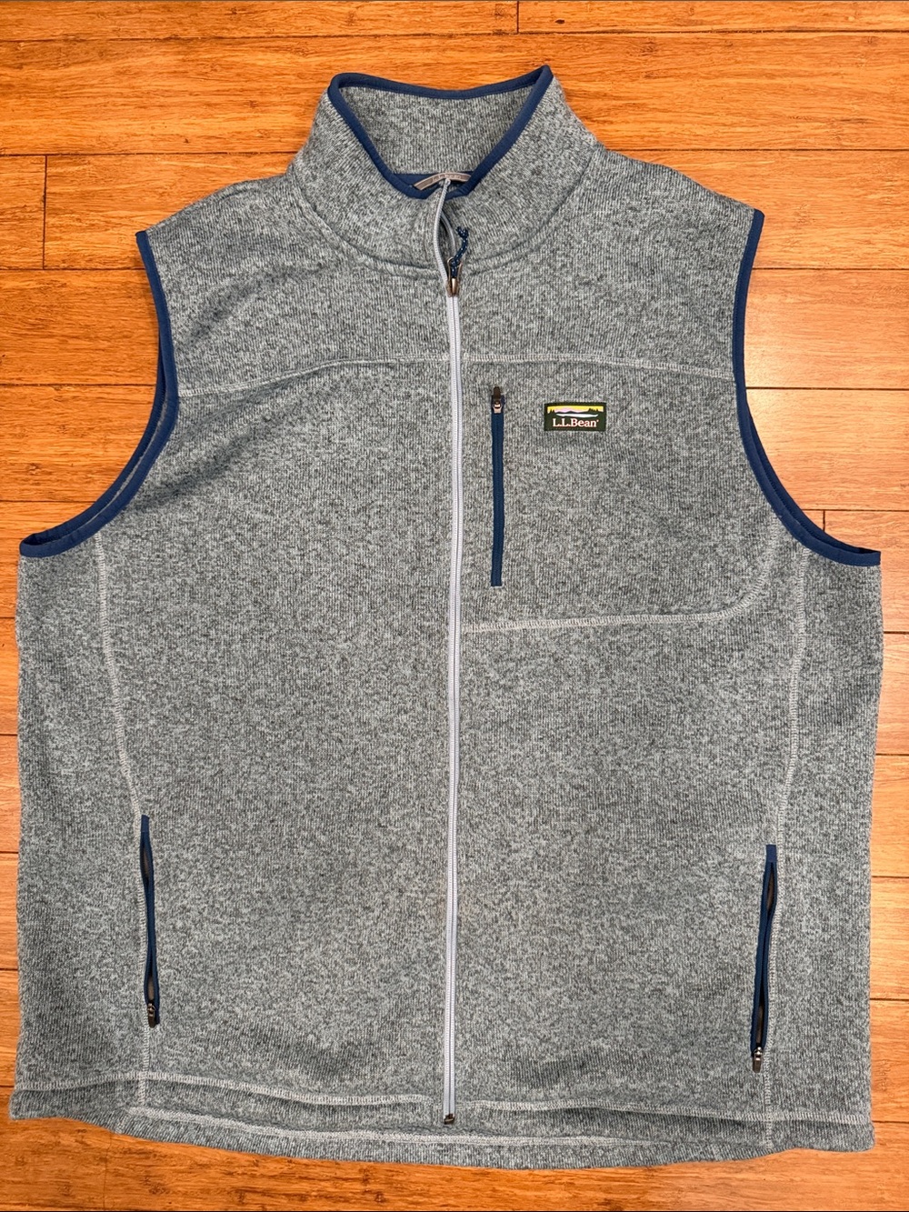 LL Bean men’s fleece sweater vest